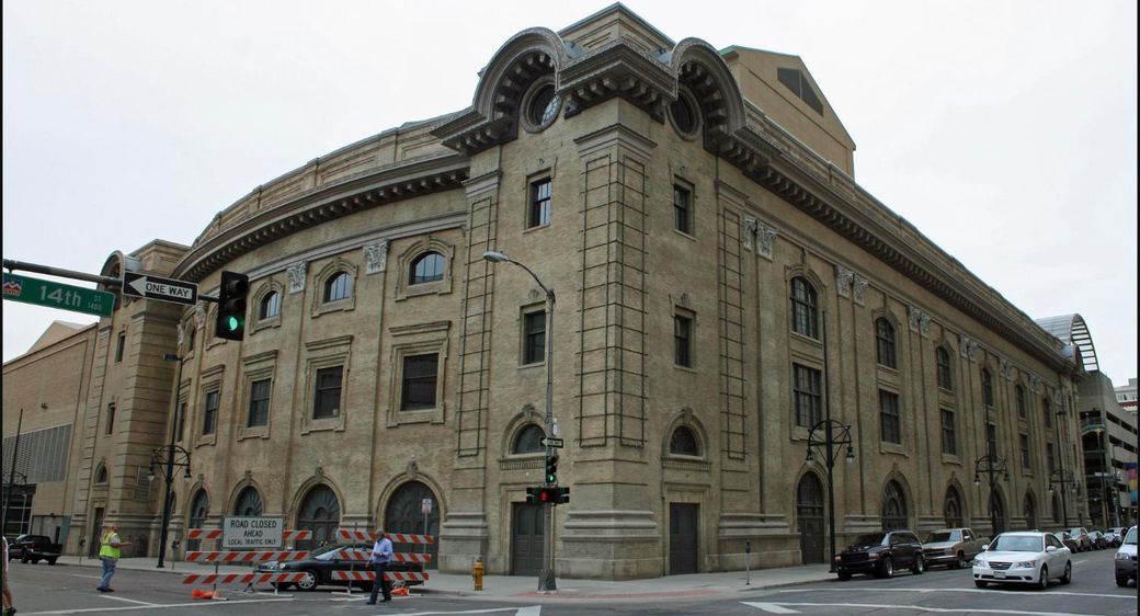 Exterior of the Ellie Caulkins Opera House, Denver, home of Opera Colorado.